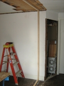 Frank Lloyd Wright,  Sandwich wall, Usonian House, Jacobs House, Charles and Dorothy Manson House, vermin proof wood wall, insect resistant wood wall, fire proof wood wall, fireproof wood wall, fireproof wood, wood wall, sound proof wood wall, laminated wall, plywood laminated wall, bathroom renovation, new bathroom, thin wood wall, cheap walls, Catskills house, Architect, structural wall, LEED, LEED lumber, Green building materials
