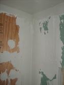 spackling taping and priming replacement vinyl windows smoothing compound with wet sponge mesh reinforcing tape joint compound joint tape