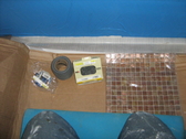 Self adhesive water proof membrane shower stall prep for tile