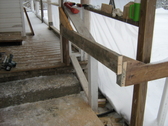 frost proof shallow foundations fpsf green architecture LEED ground source heat pump gshp insulation super insulation building rehab do it yourself diy architecture design architect house home Catskill Catskills New York State low impact barrier free handrail ADA elder care adaptive reconstruction