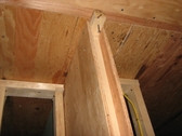 Frank Lloyd Wright,  Sandwich wall, Usonian House, Jacobs House, Charles and Dorothy Manson House, vermin proof wood wall, insect resistant wood wall, fire proof wood wall, fireproof wood wall, fireproof wood, wood wall, sound proof wood wall, laminated wall, plywood laminated wall, bathroom renovation, new bathroom, thin wood wall, cheap walls, Catskills house, Architect, structural wall, LEED, LEED lumber, Green building materials
