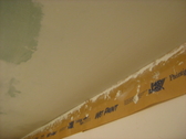 spackling taping and priming replacement vinyl windows smoothing compound with wet sponge mesh reinforcing tape joint compound joint tape