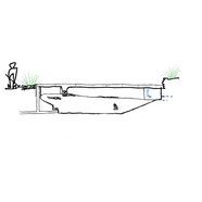 GSHP ground source heat pump green design indirect loop building a pond