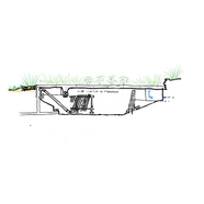 GSHP ground source heat pump green design indirect loop building a pond