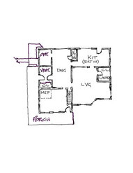 Existing first floor plan catskill country house green rehab