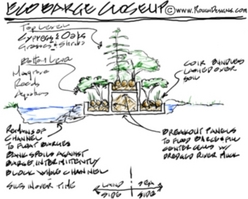 Barge Levee - Eco Barge - Incubator Barge Schematic